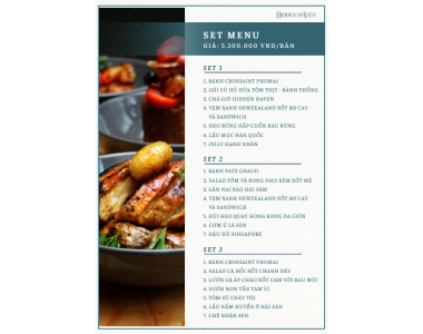 SET MENU 5300K
