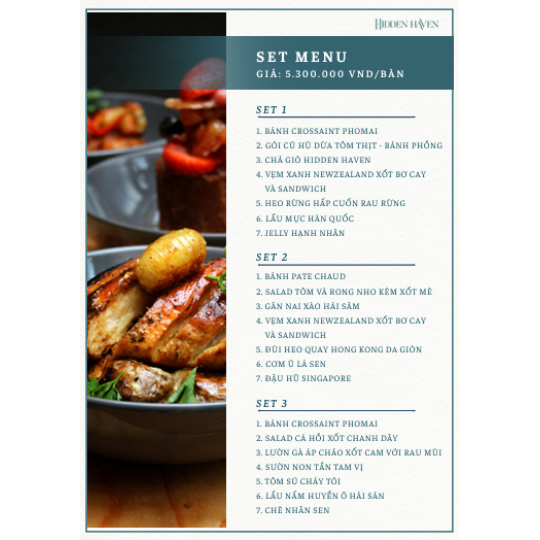 SET MENU 5300K